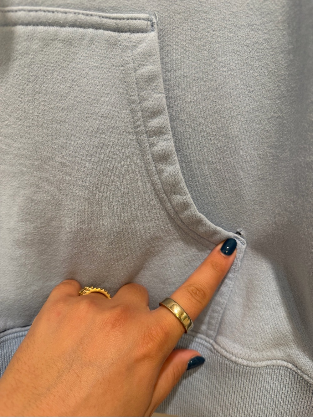 The Black Dog Legacy Collection Hoodie Size XL Light Blue Pullover - Picture 7 of 7